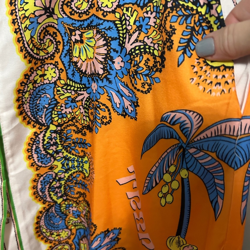 Colorful Paisley Print Midi Dress - Picture 5 of 11